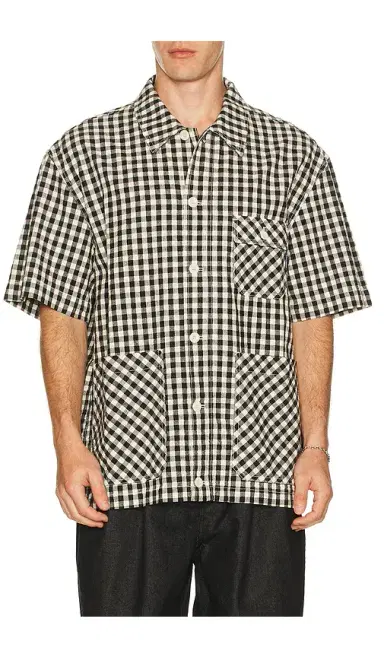 KAPPY DESIGN Gingham Check Linen Shirt | Thumbnail 1 KAPPY DESIGN Gingham Check Linen Shirt | Thumbnail 1