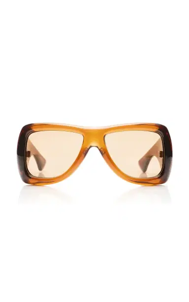 Saint Laurent Howl Mask-Frame Acetate Sunglasses | Thumbnail 1