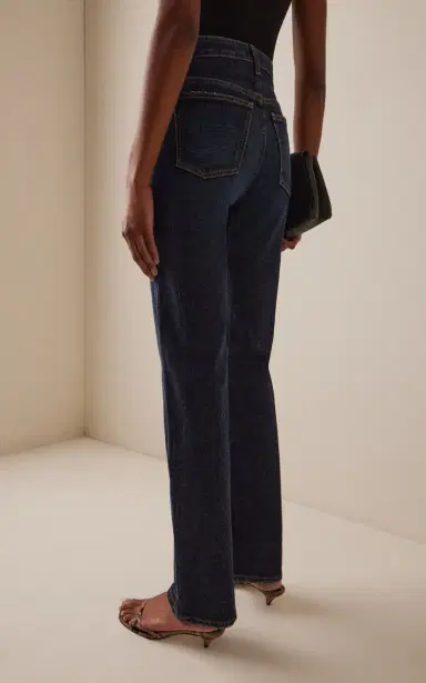 Khaite Danielle Stretch High-Rise Stovepipe Jeans | Thumbnail 4 Khaite Danielle Stretch High-Rise Stovepipe Jeans | Thumbnail 4