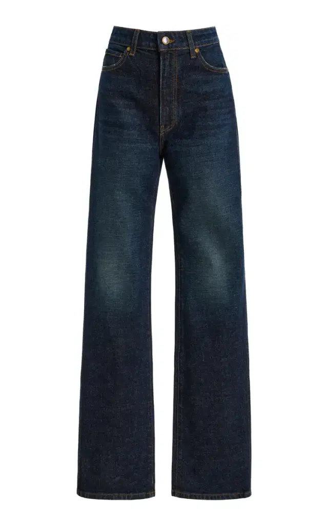 Khaite Danielle Stretch High-Rise Stovepipe Jeans