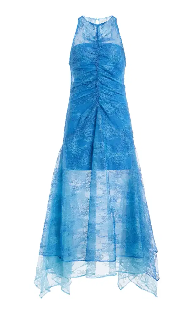 Exclusive Reflect Layered Lace Midi Dress