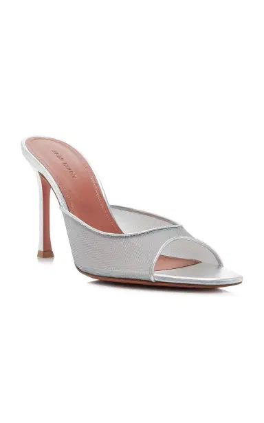 Amina Muaddi Alexa Mesh Mules | Thumbnail 4 Amina Muaddi Alexa Mesh Mules | Thumbnail 4