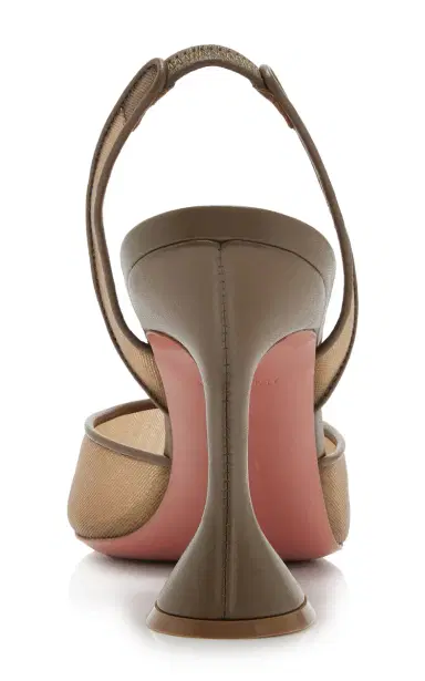 Amina Muaddi Holli Mesh Slingback Pumps | Thumbnail 5 Amina Muaddi Holli Mesh Slingback Pumps | Thumbnail 5