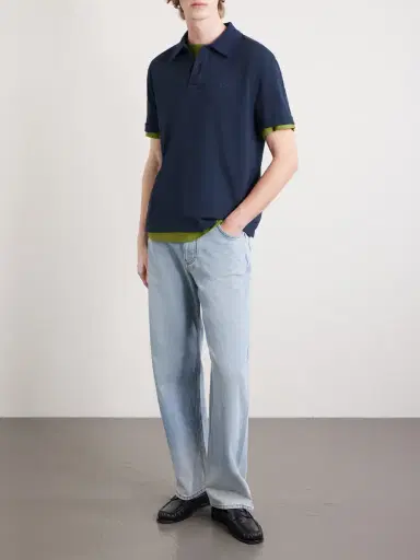 Loewe Slim-Fit Logo-Embroidered Cotton-Piqué Polo Shirt - Men | Thumbnail 2 Loewe Slim-Fit Logo-Embroidered Cotton-Piqué Polo Shirt - Men | Thumbnail 2