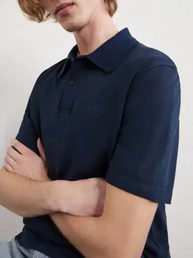 Loewe Slim-Fit Logo-Embroidered Cotton-Piqué Polo Shirt - Men | Thumbnail 5 Loewe Slim-Fit Logo-Embroidered Cotton-Piqué Polo Shirt - Men | Thumbnail 5