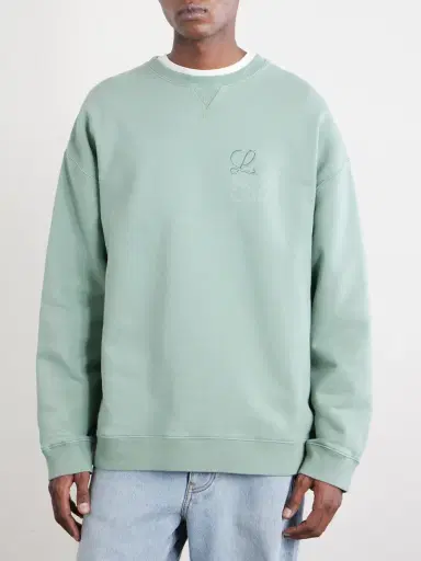 Loewe Logo-Embroidered Printed Cotton-Jersey Sweatshirt - Men | Thumbnail 3