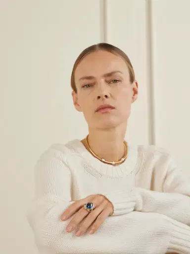 Marina B 18-karat Gold Topaz, Diamond And Mother-of-pearl Ring | Thumbnail 2 Marina B 18-karat Gold Topaz, Diamond And Mother-of-pearl Ring | Thumbnail 2