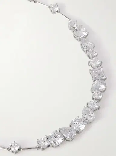 Completedworks Rhodium-plated Cubic Zirconia Necklace | Thumbnail 4