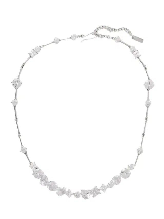 Completedworks Rhodium-plated Cubic Zirconia Necklace
