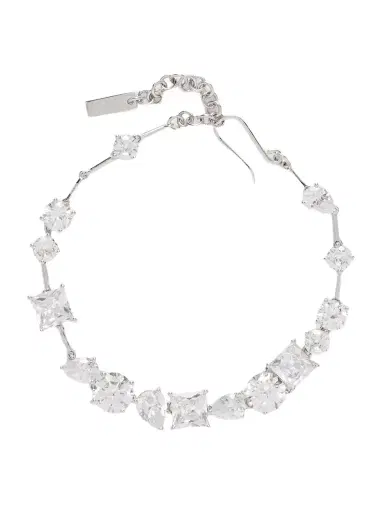 Completedworks Delicate Rhodium-plated Cubic Zirconia Bracelet | Thumbnail 1