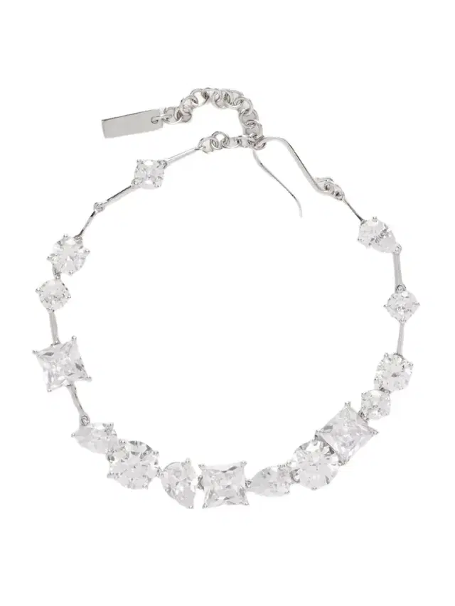 Completedworks Delicate Rhodium-plated Cubic Zirconia Bracelet