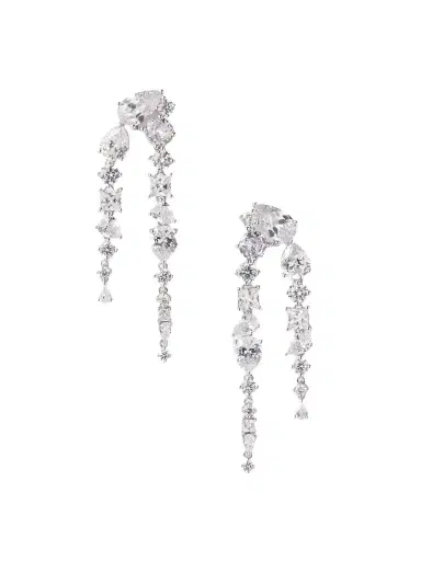 Completedworks Corus Recycled Silver Cubic Zirconia Earrings | Thumbnail 1 Completedworks Corus Recycled Silver Cubic Zirconia Earrings | Thumbnail 1