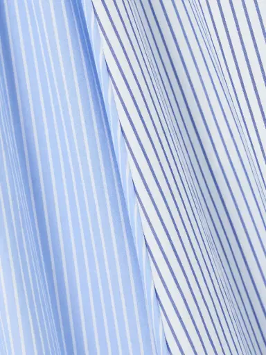 Simkhai Chamberlain Paneled Striped Cotton-poplin Midi Dress | Thumbnail 4