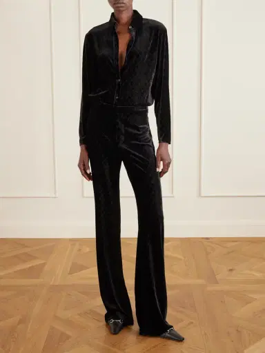 Gucci Devoré-velvet Shirt | Thumbnail 2 Gucci Devoré-velvet Shirt | Thumbnail 2
