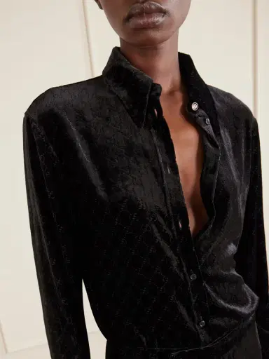Gucci Devoré-velvet Shirt | Thumbnail 5 Gucci Devoré-velvet Shirt | Thumbnail 5
