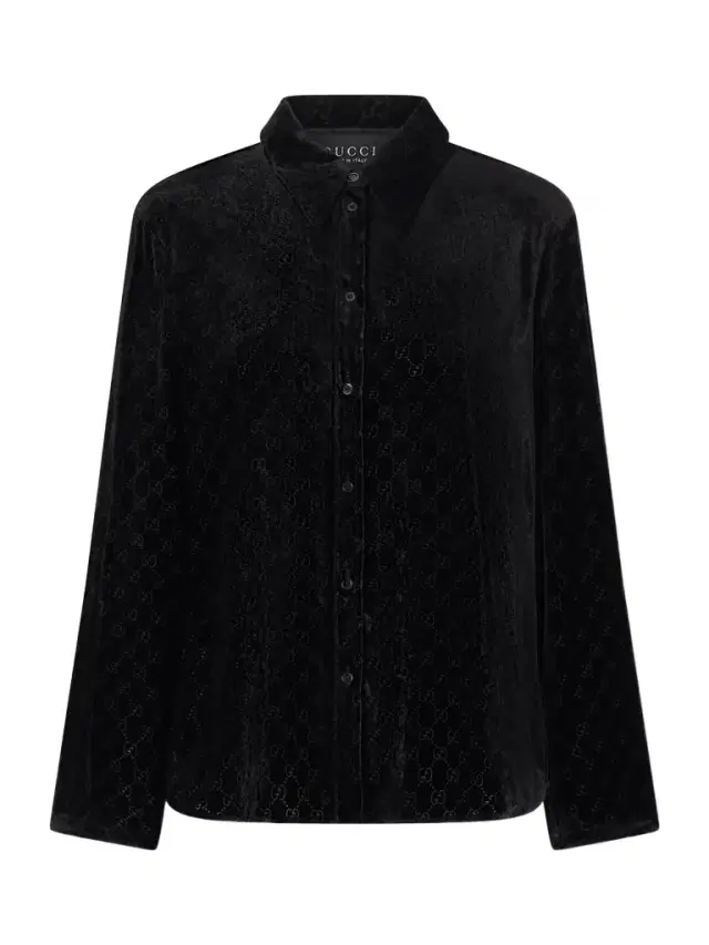 Devoré-velvet Shirt