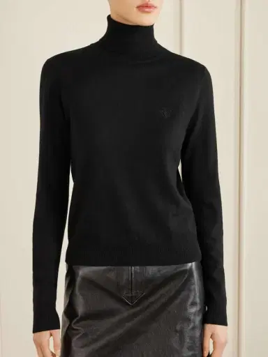 Gucci Embroidered Wool Turtleneck Sweater | Thumbnail 3