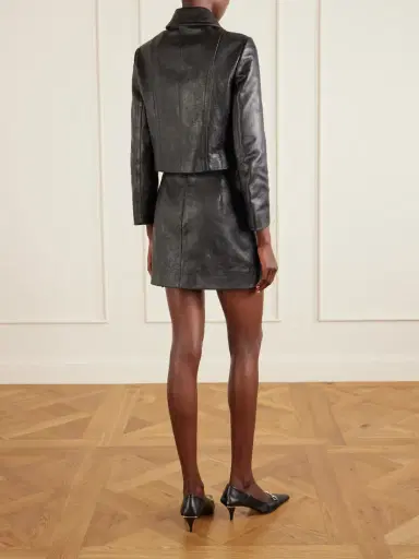 Gucci Embellished Textured-leather Mini Skirt | Thumbnail 3 Gucci Embellished Textured-leather Mini Skirt | Thumbnail 3