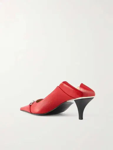 Gucci Vittoria Collapsible-heel Horsebit-embellished Leather Pumps | Thumbnail 3 Gucci Vittoria Collapsible-heel Horsebit-embellished Leather Pumps | Thumbnail 3
