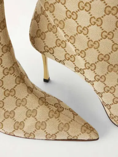 Gucci Bombshell Coated-canvas Knee Boots | Thumbnail 5 Gucci Bombshell Coated-canvas Knee Boots | Thumbnail 5