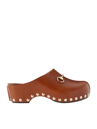 Gucci Embellished Studded Leather Clogs | Thumbnail 1 Gucci Embellished Studded Leather Clogs | Thumbnail 1