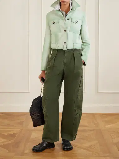 Loewe Squeeze Small Woven Two-tone Leather Tote | Thumbnail 3
