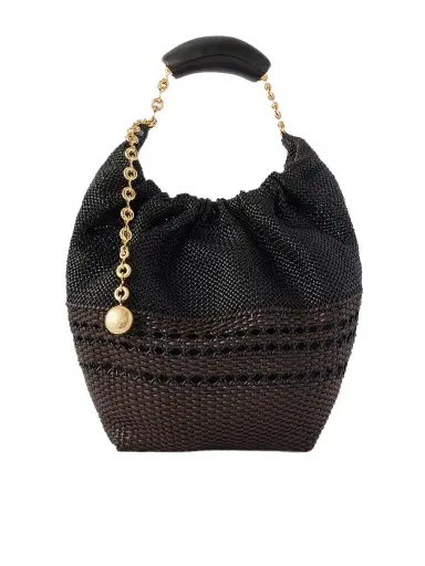 Loewe Squeeze Small Woven Two-tone Leather Tote | Thumbnail 1