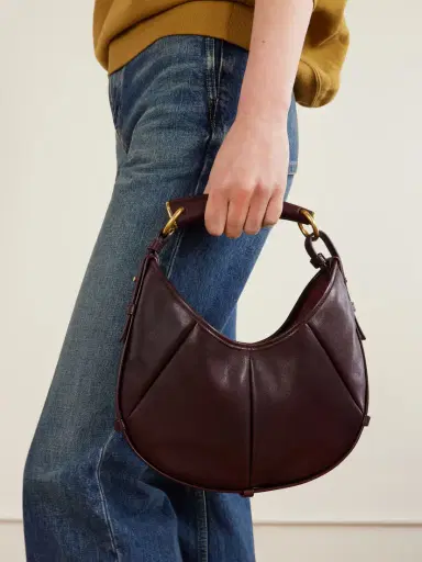 Saint Laurent Mombasa Paneled Leather Shoulder Bag | Thumbnail 2 Saint Laurent Mombasa Paneled Leather Shoulder Bag | Thumbnail 2