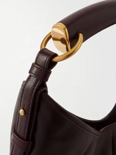 Saint Laurent Mombasa Paneled Leather Shoulder Bag | Thumbnail 5 Saint Laurent Mombasa Paneled Leather Shoulder Bag | Thumbnail 5