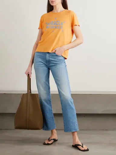 Mother The Kick It Ankle Mid-rise Bootcut Jeans | Thumbnail 2