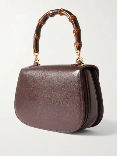 Gucci Bamboo 1947 Small Textured-leather Tote | Thumbnail 3
