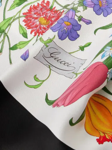 Gucci Floral-print Silk-twill Headband | Thumbnail 4