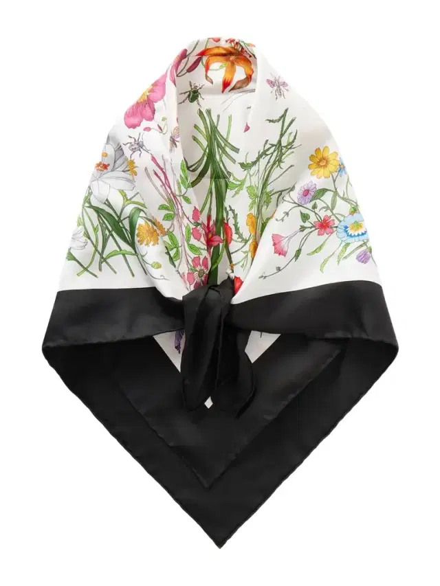 Floral-print Silk-twill Headband