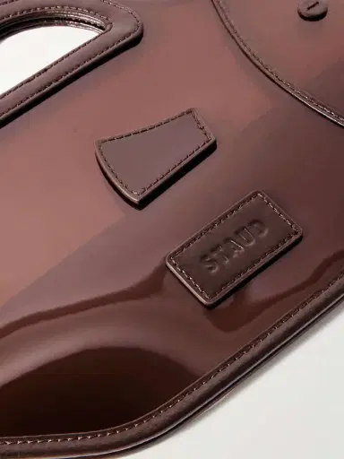 Staud Cleo Leather-trimmed Pvc Tote | Thumbnail 4