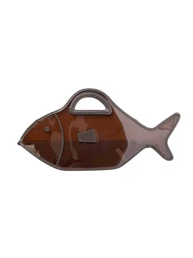 Staud Cleo Leather-trimmed Pvc Tote | Thumbnail 1