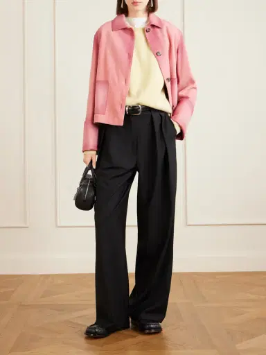 Loewe Distressed Suede Jacket | Thumbnail 2 Loewe Distressed Suede Jacket | Thumbnail 2