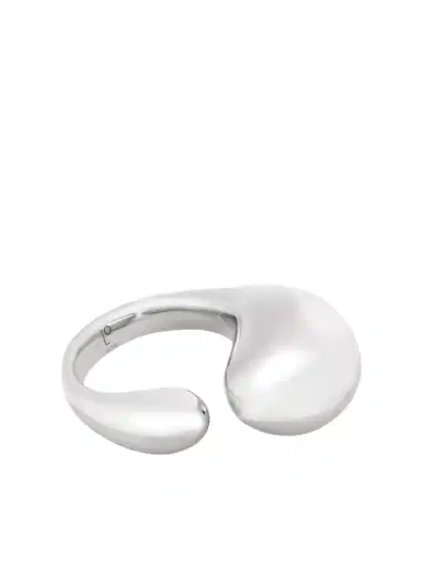 Dinosaur Designs Large Mungbean Sterling Silver Ring | Thumbnail 1 Dinosaur Designs Large Mungbean Sterling Silver Ring | Thumbnail 1