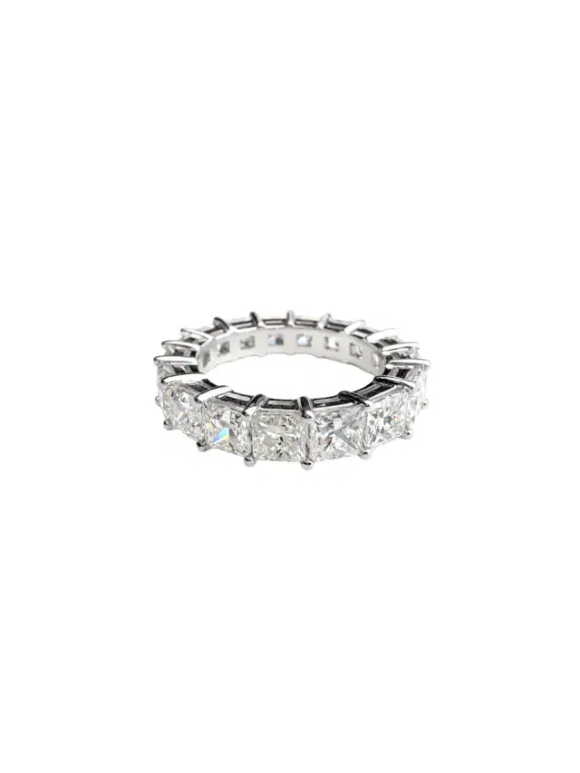 7.11ct Diamond Platinum Eternity Ring