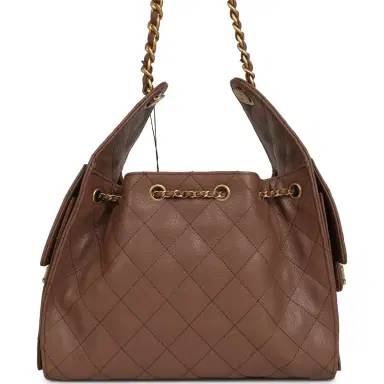 Chanel Chanel Small 25 Hobo Bag Brown Caviar Antique Gold Hardware | Thumbnail 4 Chanel Chanel Small 25 Hobo Bag Brown Caviar Antique Gold Hardware | Thumbnail 4