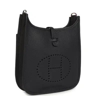 HERMÈS Hermes Evelyne 23 Caban Clemence Palladium Hardware | Thumbnail 2
