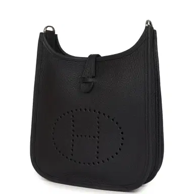 HERMÈS Hermes Evelyne 23 Caban Clemence Palladium Hardware | Thumbnail 5
