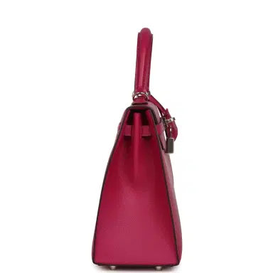 HERMÈS Hermes Kelly Sellier 25 Rose Poupre Madame Palladium Hardware | Thumbnail 3 HERMÈS Hermes Kelly Sellier 25 Rose Poupre Madame Palladium Hardware | Thumbnail 3