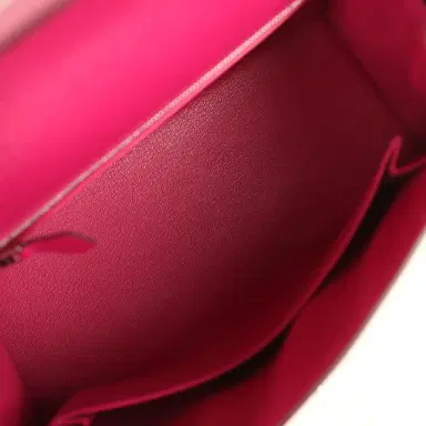 HERMÈS Hermes Kelly Sellier 25 Rose Poupre Madame Palladium Hardware | Thumbnail 8 HERMÈS Hermes Kelly Sellier 25 Rose Poupre Madame Palladium Hardware | Thumbnail 8