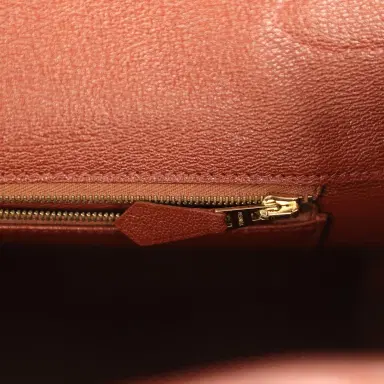 HERMÈS Pre-owned Hermes Birkin 35 Miel Shiny Porosus Crocodile Gold Hardware | Thumbnail 9 HERMÈS Pre-owned Hermes Birkin 35 Miel Shiny Porosus Crocodile Gold Hardware | Thumbnail 9