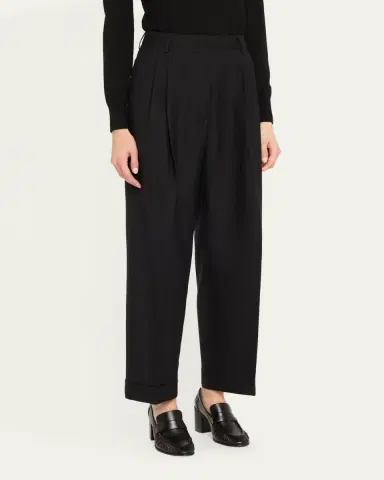 Dries Van Noten Partan Pleated Merino Wool Pants | Thumbnail 4