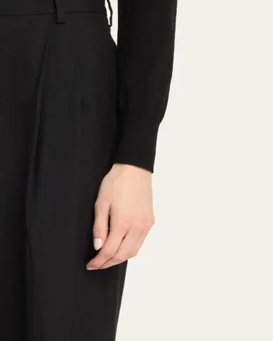Dries Van Noten Partan Pleated Merino Wool Pants | Thumbnail 5