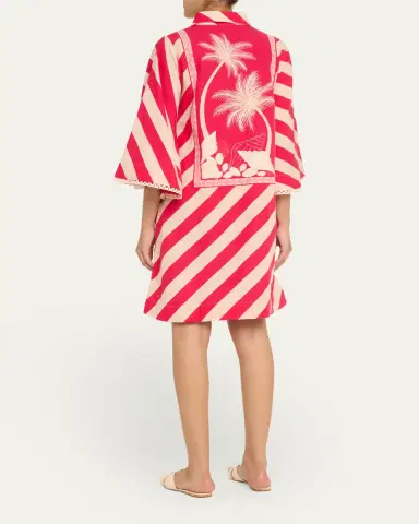Verandah Palm Panel Kaftan Dress | Thumbnail 3