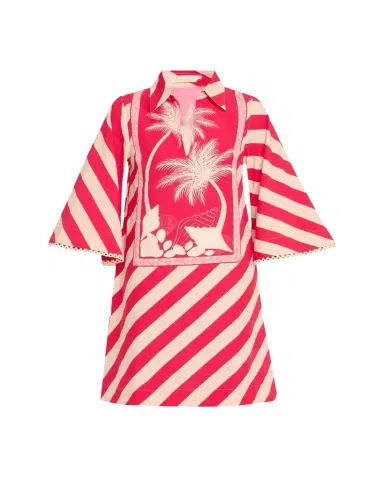 Verandah Palm Panel Kaftan Dress | Thumbnail 1