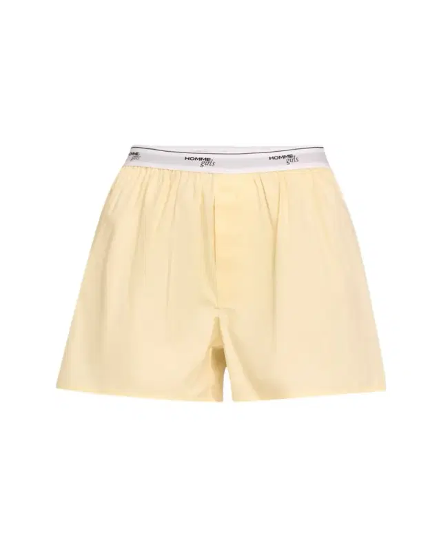 Logo-Band Boxer Pajama Shorts