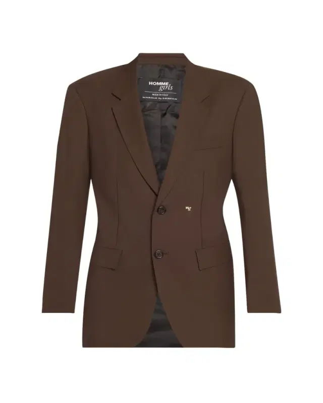 Menswear Fit Wool Cashmere Blazer